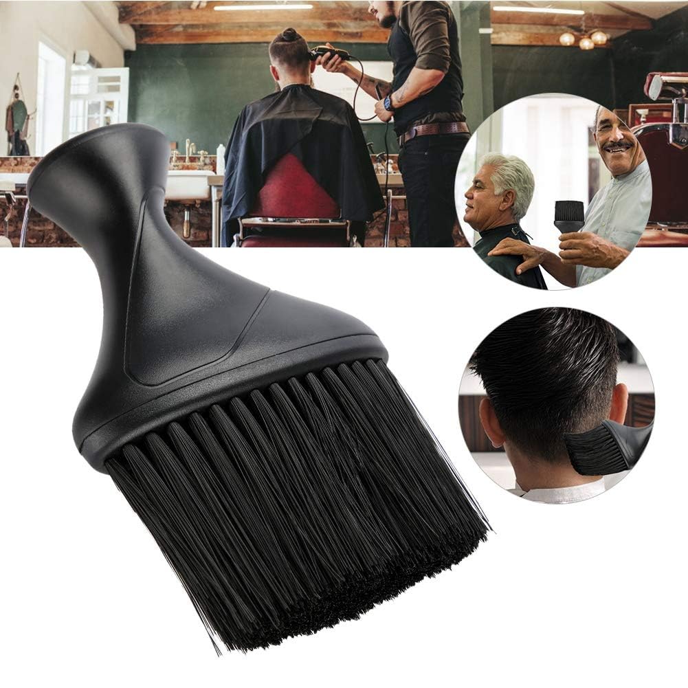 Portable Hairstyling Brush - Soft Neck Duster for Hair Cutting, Face Cleaning and Styling