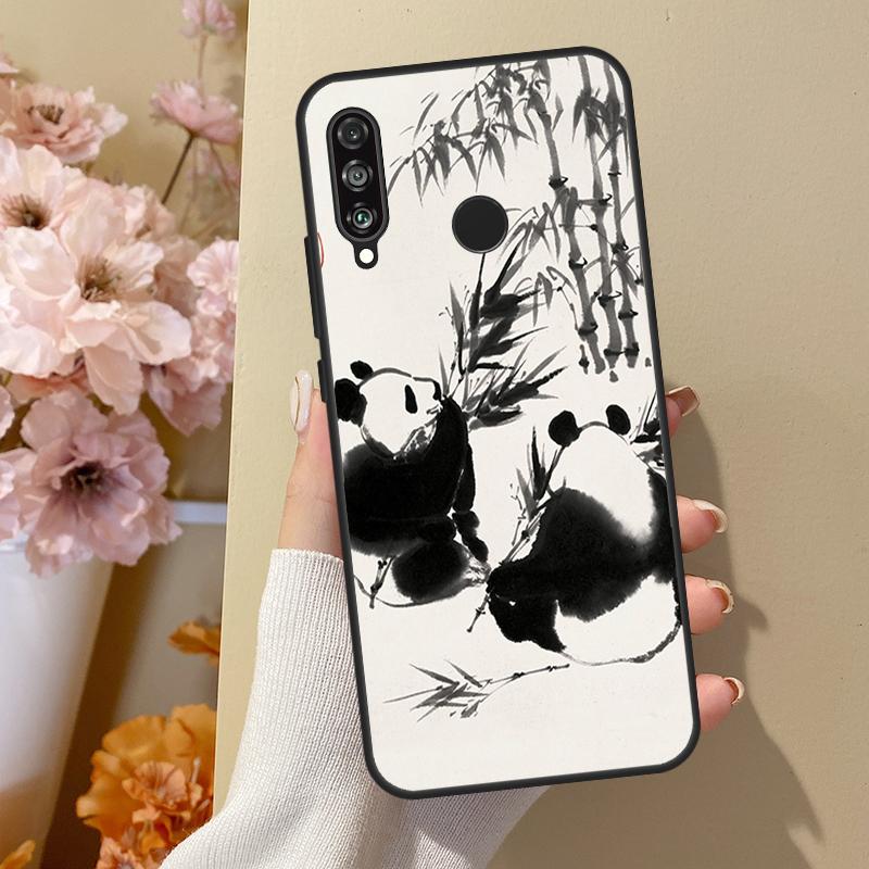 

Китайский Медведь Панда Для Huawei Nova 11 Pro 9 10 SE Y70 Y60 Y90 Y61 Y91 Y73 Y72 12s 12i 11i 8i P30 P40 Lite Чехол Huawei Nova 5T