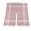 Fringed Cloak Ladies Fixed Strap-On Shawl Minimalist Scarf