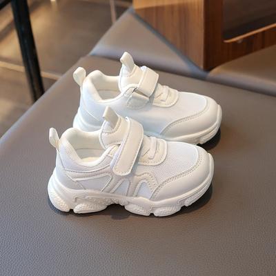 Kinder Freizeitschuhe für Jungen Mädchen Kleinkinder Mode Klassische Kinder Weiße Sportschuhe für Kindergarten Schule Mesh Atmungsaktiv