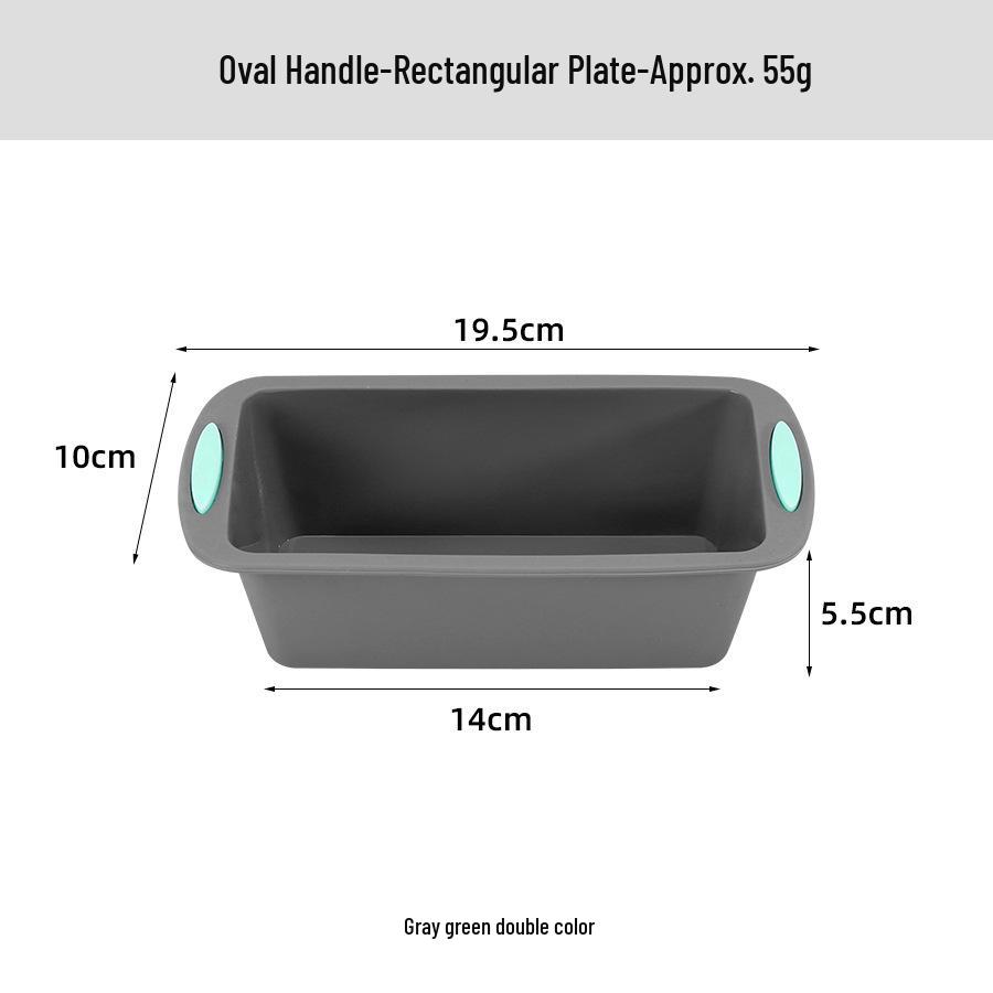 

Набор силиконовых форм для торта: Easy-Release, Various Shapes for Home Baking Gray-Green Two-Tone