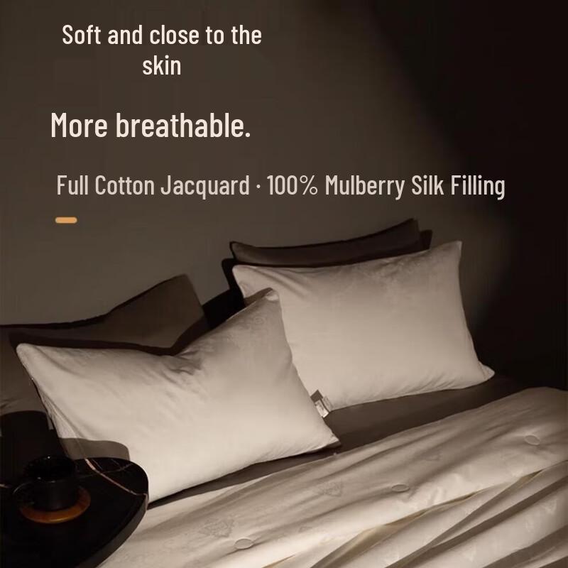 SILKUEEN Mulberry Silk All-Season Quilt