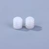 100Pcs White Plastic Dowels Durable Nut Kit Screw Dowel Inserts Bathroom Kitchen Plastic Pre-embedded Rubber Pellets