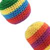 Balles de Jonglage au Crochet pour Enfants, Sacs Doux Tissés à la Main pour Améliorer les Compétences, le Fun, l'Équilibre, les Réflexes, la Coordination, Jeu en Plein Air & Cadeaux de Fête