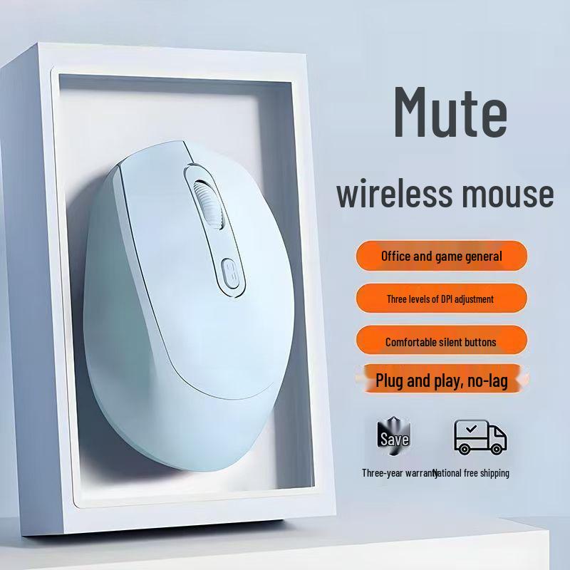 Silent Bluetooth Wireless Dual-Mode Mouse for Business & Office
