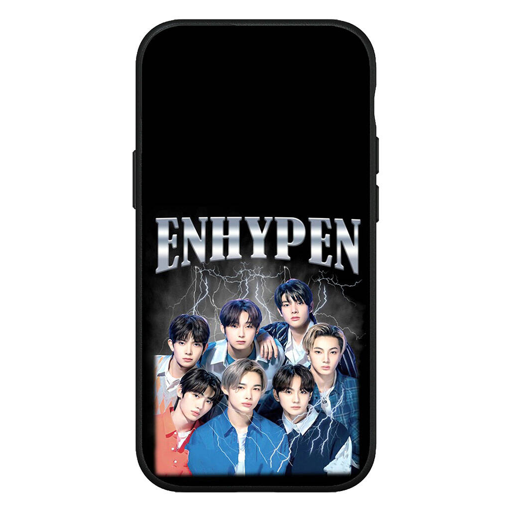 Cover for iPhone 17 16 15 Xiaomi Poco Redmi Note 14 13 12 11 Pro Max 9 16e Samsung Galaxy S25 S24 S23 A07 A17 OPPO Huawei ENHYPENs Kpop Phone Case