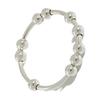 Bead Ring Fidget Rings Simple Steel Jewelry Style Beads Stainless Rotation Gift Copper Anti-stress Free