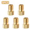 Golden Bicycle Valve Adapter Copper Bike Tire Valve Adapter Bicycle Pump Adapter