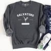 Mystic Falls Virginia Sweatshirt Salvatore Pullover Tv Show Vampire Diares Jumper Retro Salvatore Brothers Crewneck Sweatshirts