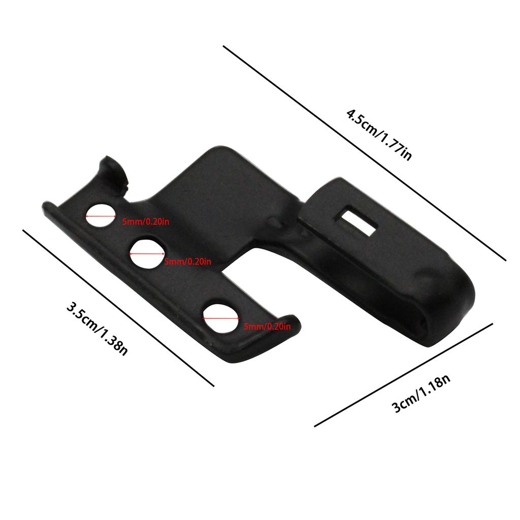 2PCS Windshield Wiper Arm Adapter Kit For Toyota Honda Jeep Subaru BMW Chrysler For Land Rover 2025 Universal 2.17X0.31X2.17in