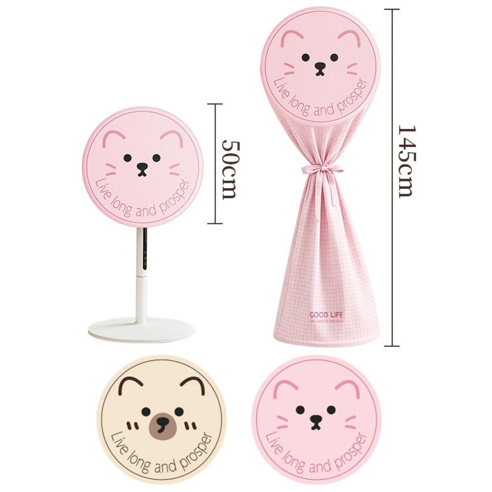 Dustproof Standing Electric Fan Cover Full Wrap Floor Fan Cover Fan Dust Cover  for Household Fans