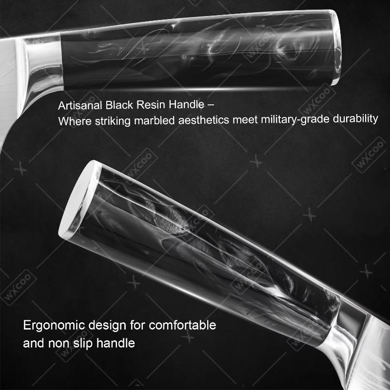 WXCOO Japanese Knife ProfessionalKitchen Knife Multifunction Cleaver 5CR15 Stainless Steel Kitchen Tools Professional Chef Knife Stainless Steel Blade