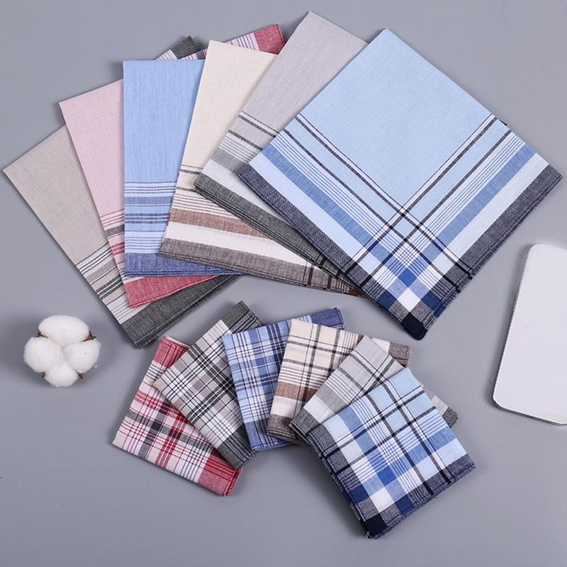 40X40Cm Cotton Handkerchief Towel For Adult Big Square Bandanas Multiple Use Face Towel Men Sweat Wipe Cloth 40X40Cm