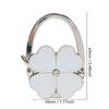 Fashion Foldable Handbag Hook for Women Four-leaf Clover Creative Purse Holder Portable Durable Bag Hanger for Table