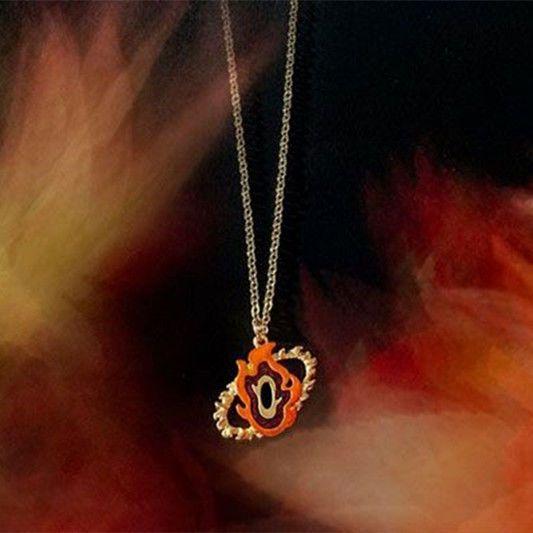 

Клинок, рассекающий демонов, Периферия, Ренгоку Кёджуро, Ожерелье, Фигурка, Креативные Аксессуары для Одежды, Мультфильм, Аниме, Праздничный Подарок, Мода