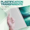 50 Feuilles Plastifieuses A3 Standard - ACROPAQ - 100 Mic - 50 Pochettes - Brillantes - Coins Arrondis