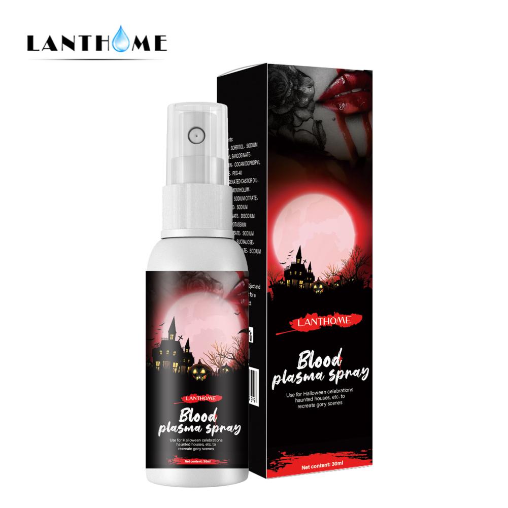 

30 мл Хэллоуин Cos Ультрареалистичный искусственный спрей для вечеринки, создание зомби, вампирских зубов, гемопоэтический реквизит, украшение на Хэллоуин 30ml