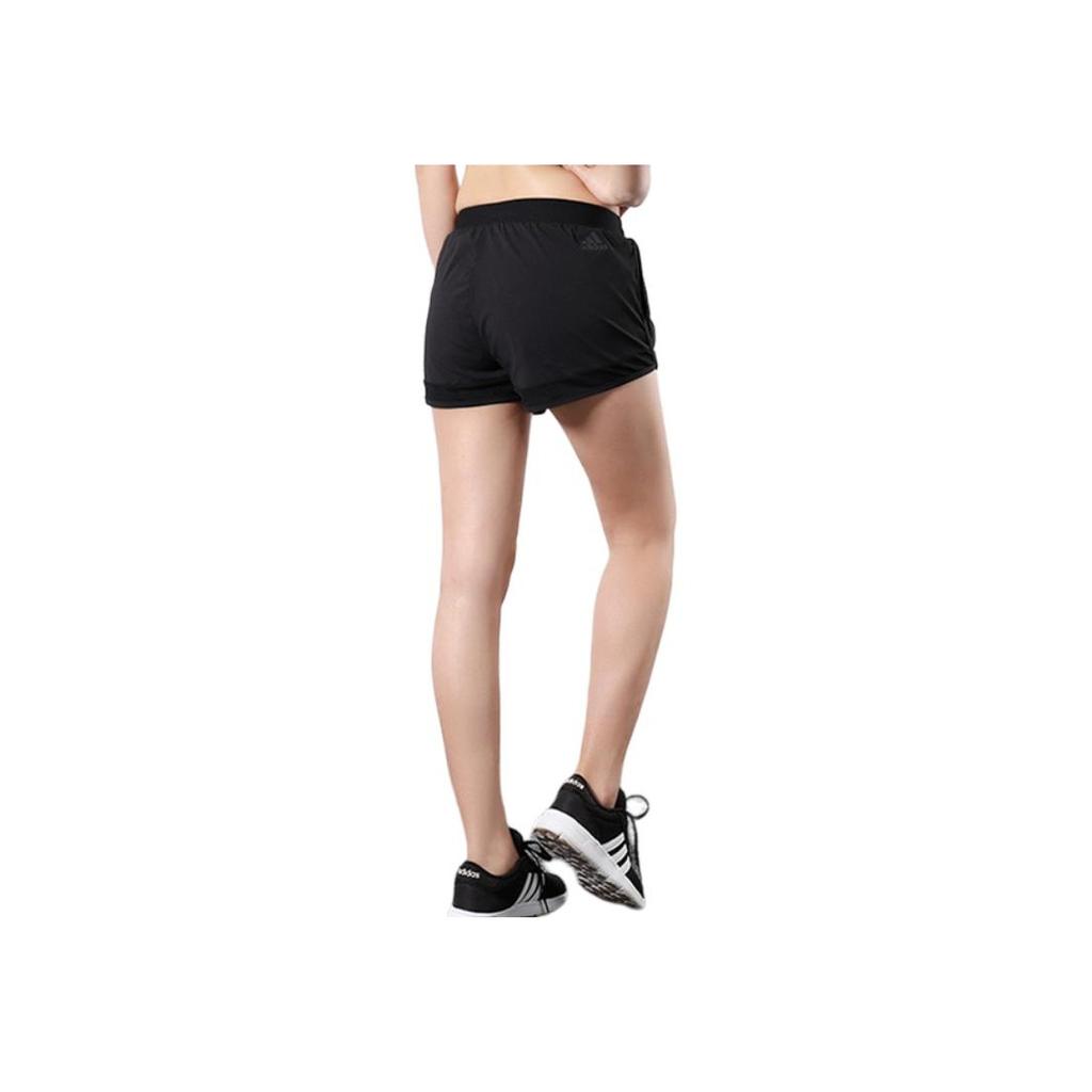 Adidas Large Logo Printed Woven Sports Shorts Women Shorts Black DY8664