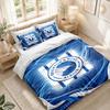 Bedding Set 1 Duvet Cover 2 Pillowcases Brighton & Hove Albion Football Print Bedroom Home Decoration
