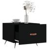 Coffee Table Black 50x50x40 Cm Particleboard