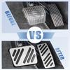 Automatic Brake Gas Pedal Cover Kit fit for Cadillac XT4 XT5 2014-21 Silver Tone