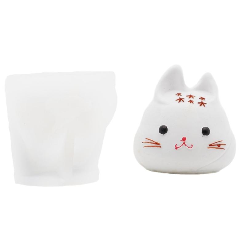 Versatile Cats Shaped Silicone Crafting Mold Delicate Cats Silicone Mold for Making Unique Gifts and Handcrafted Decors