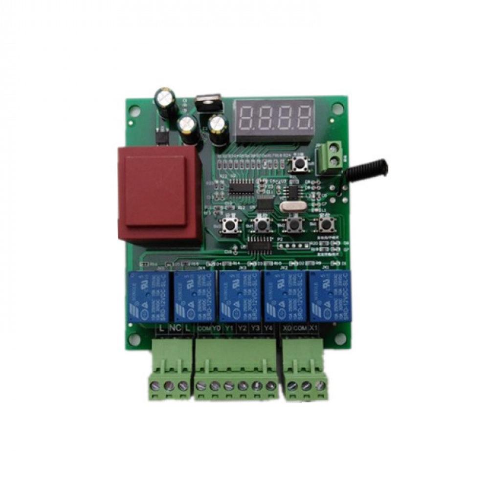 AC380V 10A Relay Wireless Remote Control Switch RF 433Mhz Transmitter Circuit Control On/OFF Switch Board For LED Lamp Motor
