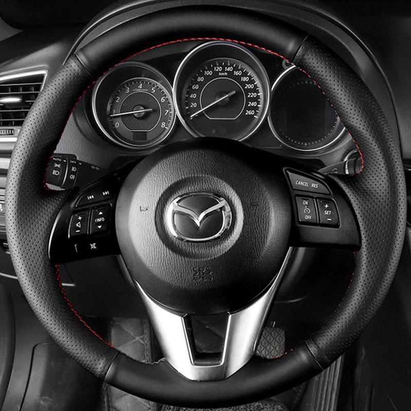Car Steering Wheel Cover For Mazda CX-5 CX5 Atenza 2014 New Mazda 3 CX-3 Scion iA 2016 ized Original Steering Wheel Braid