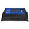 New 10/20/30/40/50/60/100A PWM Solar Charge Discharge Controller LCD Display Dual USB Auto Solar Cell Panel Charger Regulator