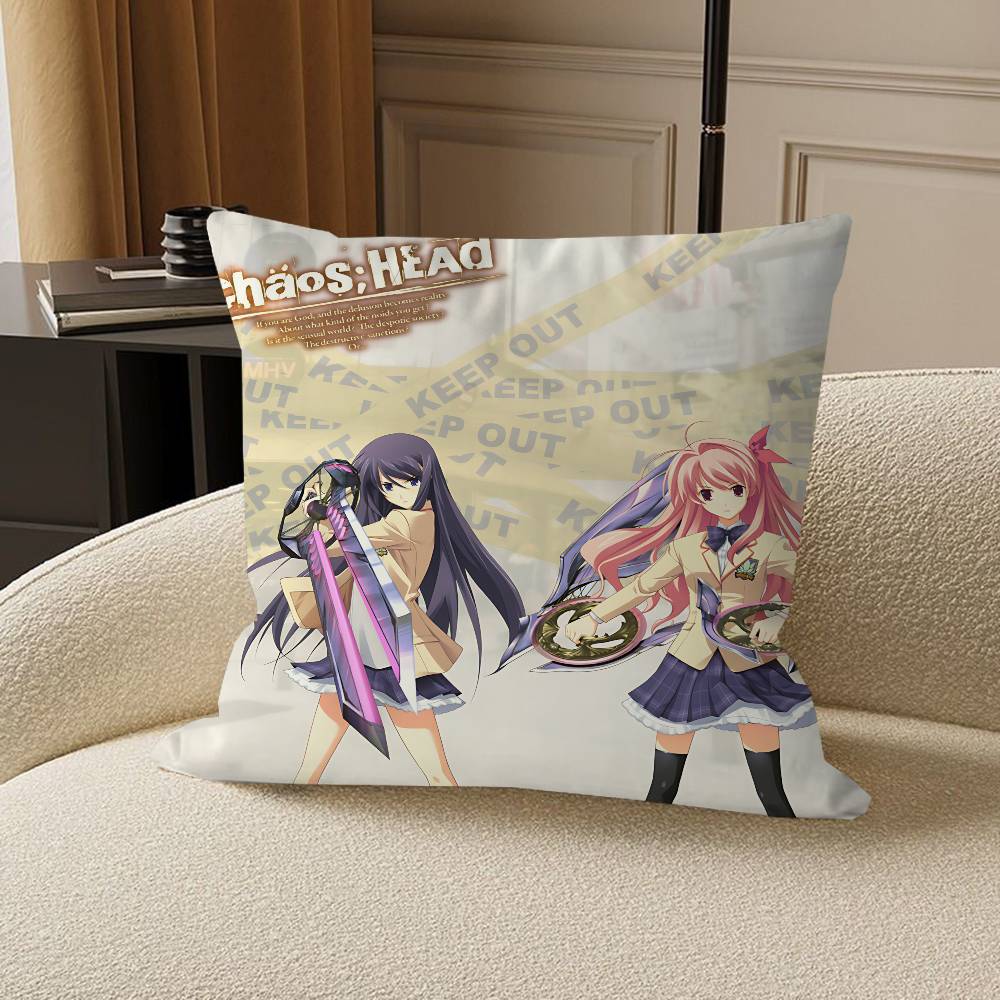 Anime G-Golden T-Time Ahornblatt Design Kissenbezug Fröhliche Herbsternte Dekor Feiertagsdekor Kissenbezug