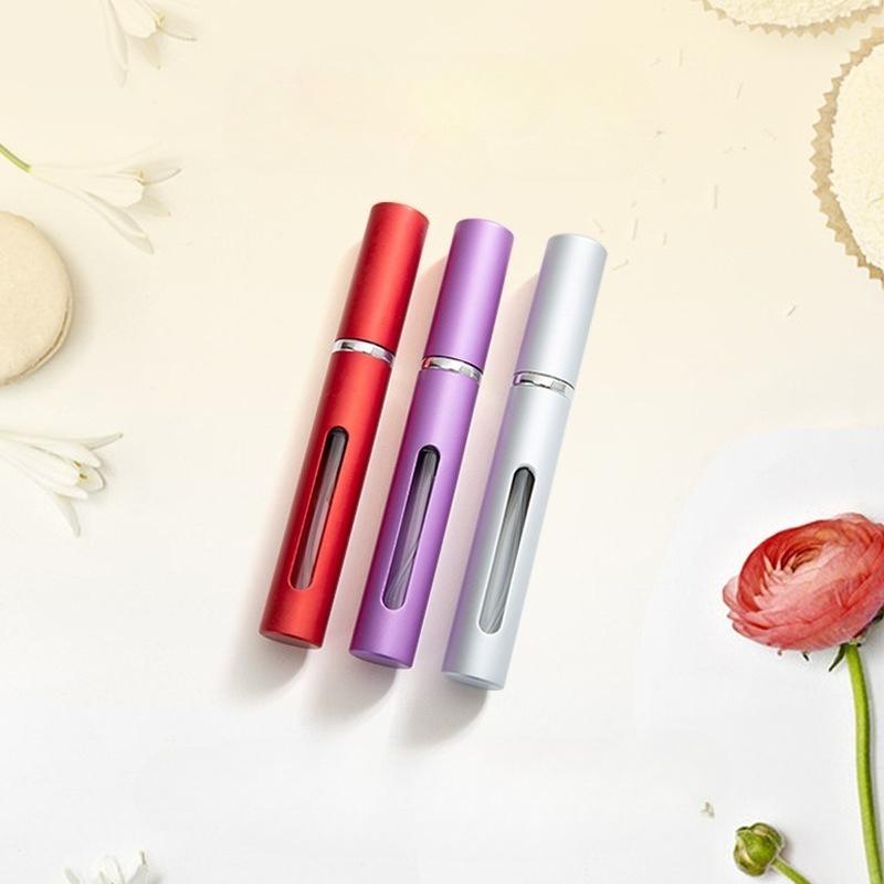 5ml Perfume Refill Bottle Portable Mini Refillable Spray Jar Scent Pump Empty Cosmetic Containers Atomizer for Travel Tool Hot