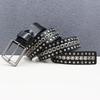 Gothic Y2K Star Eyelet Rivet Leather Belt