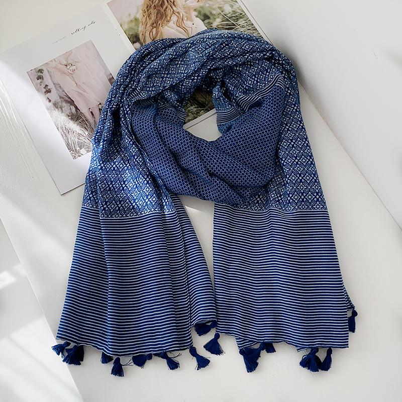 

Модный вискозный шарф с кисточками, однотонный, геометрический пэчворк, пляжный хиджаб, шали и накидки, женский фуляр, эшарп, мусульманский снуд, 180*90 см