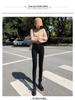 Women's High Waist Stretchy Skinny Black Jeans, Plus Velvet, Thickened, Plus Size, Spring Collection