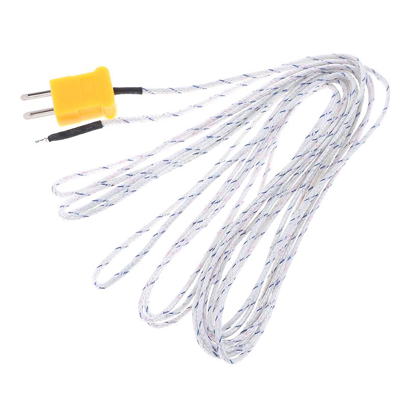 1Pc 5M K Type Temperatursensor Termoelement Sondekabelledning