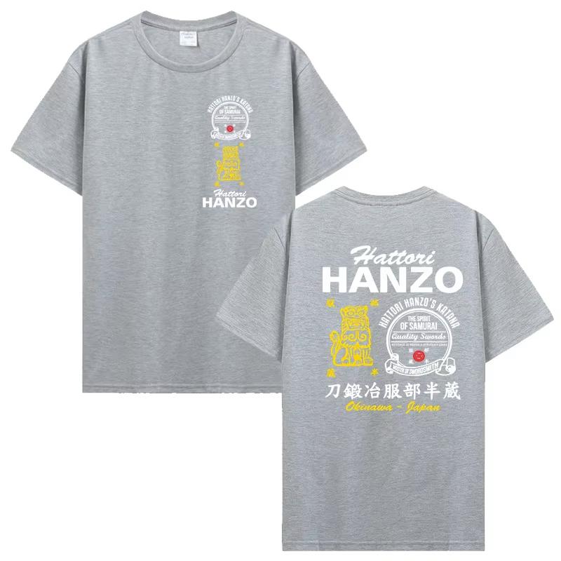 Hot Concert T-Shirt Kill Bill Hattori Hanzo Ninja Samurai Katana Japan's New Printed Cotton Men's and Women's T-Shirt Fashion