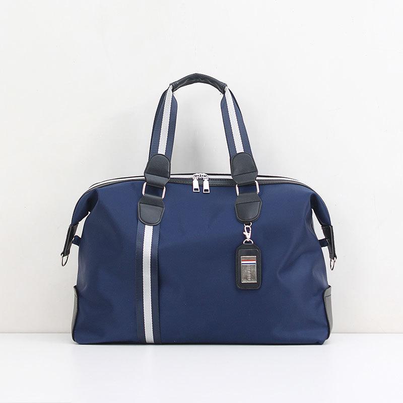 

Мужская водонепроницаемая дорожная сумка-дафл в корейском стиле Medium темно-синий