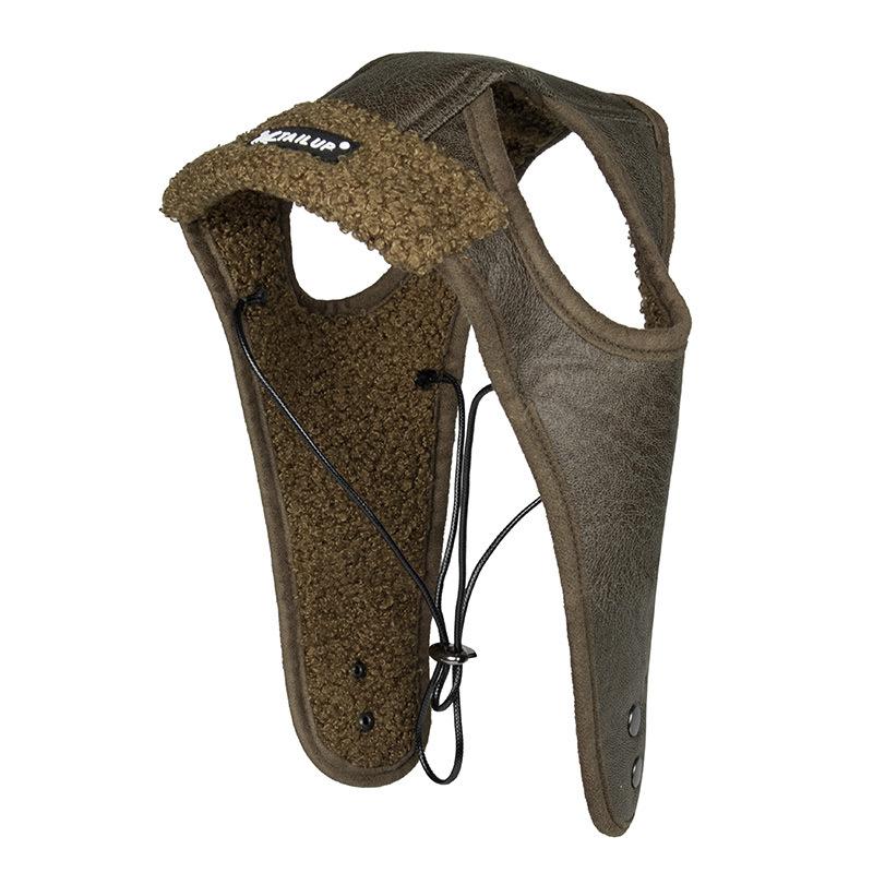 

Осінь і зима Pet Dog Pilot Hat PU Retro Fashion Теплі та зручні товари для тварин Аксесуари для кішок і цуценят Регульована шапка S коричневий