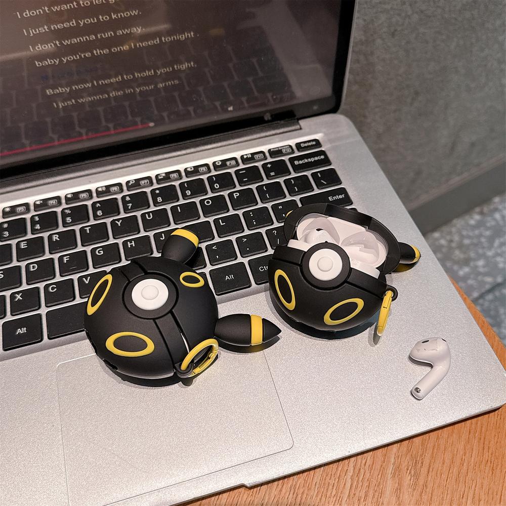 3D Umbreon Poké Ball Pocket Monsters Pokemon Earphone Case For Airpods 5 3 4 Pro 3 2 Wireless Bluetooth Headset Protective Cover