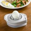 Manual Boiled Egg Cutter with Storage Box Fruit Garnish Chopper 3 in 1 Egg Slicer  Kitchen Use