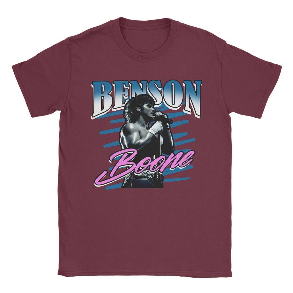 Divertente T-shirt Benson Boone Stile Retrò Unisex Girocollo Magliette in Puro Cotone Manica Corta Maglietta Idea Regalo Abbigliamento