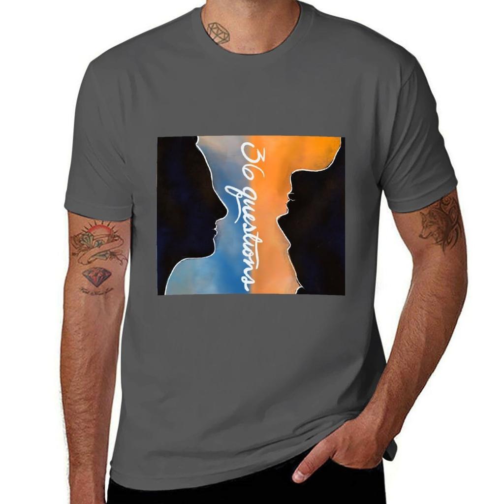 36 Questions The Podcast Musical Tshirt Simple Solid Color Crew Neck Tee