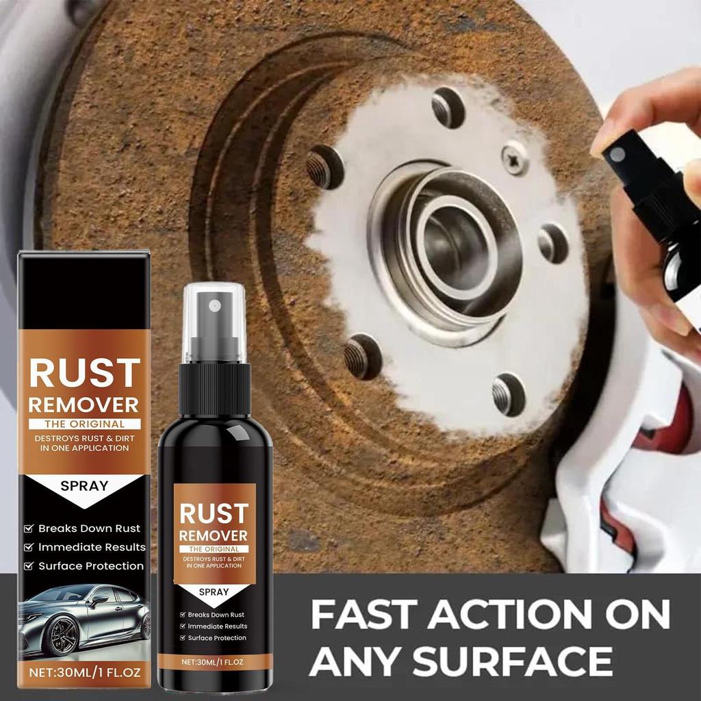Versatile Automotive Rust Removal Spray for Pots Easy Removal of Rust And Grease Showers And Wheels for Long-Lasting Shine