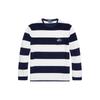 Polo Ss24 Striped Crew Neck Logo Embroidered Long Sleeve T-Shirt Men Tops Dark-Blue MNPOTSH16820335-410