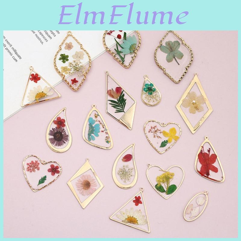 Womens Earrings Pendant 2023 Blingbay Retro Trend Transparent Resin Natural Dried Flower Earrings Fashion Jewelry Accessories Modern Jewelry Gifts