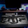 Xxl Gun Pattern Super Large Highend Luxury Gaming Mat Mouse Pad Computer Office Keyboard Rubber Table Pads Diy Writing Mats
