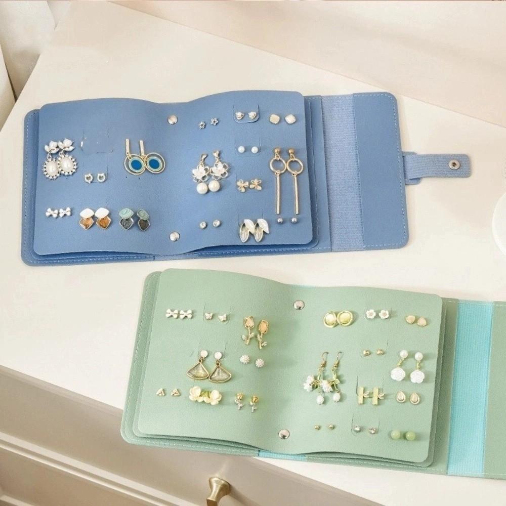 Creative Jewelry Organizer Book Multi-layer Book Type Storage Bag  Jewelry Organization
