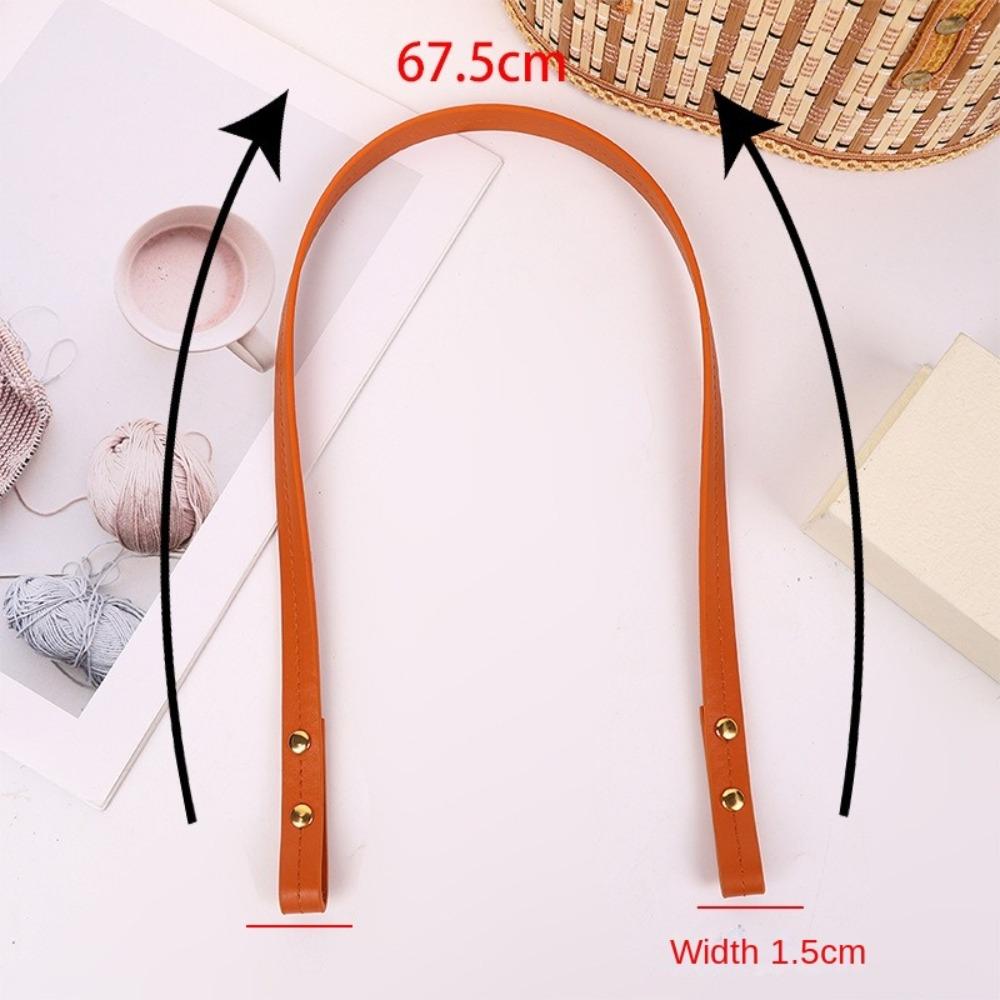 Neuer PU-Leder-Taschengriff-Gürtel DIY Abnehmbarer Taschengürtel Ersatz-Taschenzubehör Geschenk