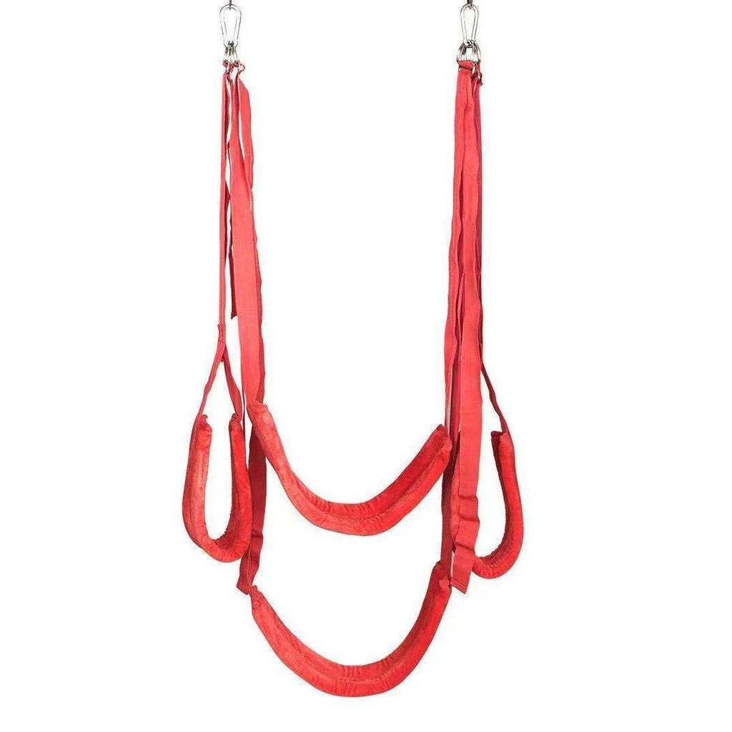 Leopard Print Sexy Swing with 4 Pads - Couples Flirting Adult Toys