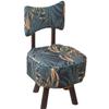 High-Leg Small Stool with Wheels - Versatile Chair for Living Room or Entryway
